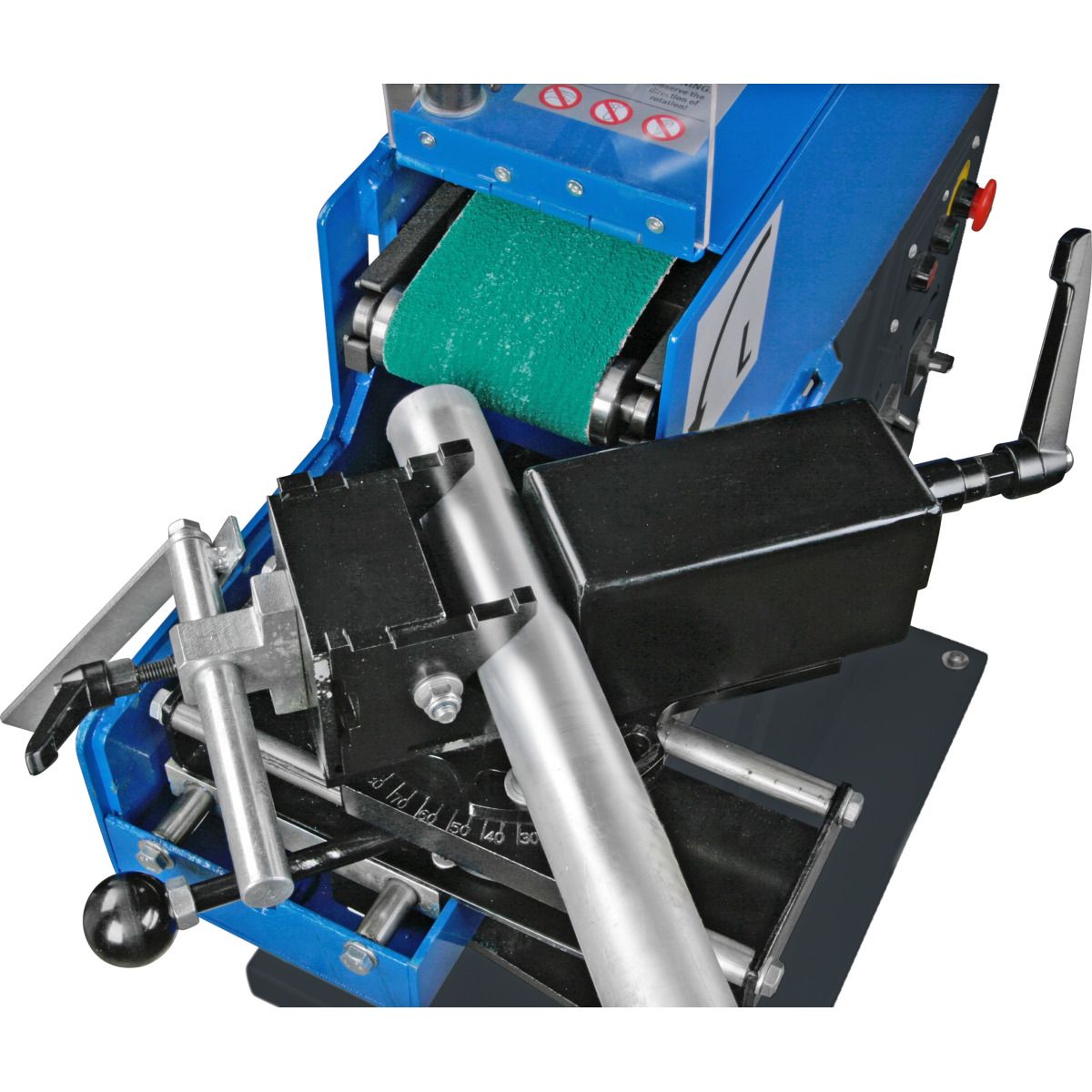 Kombinierte Rohr-, Profil- und Bandschleifmaschine Metallkraft KRBS 101 AS