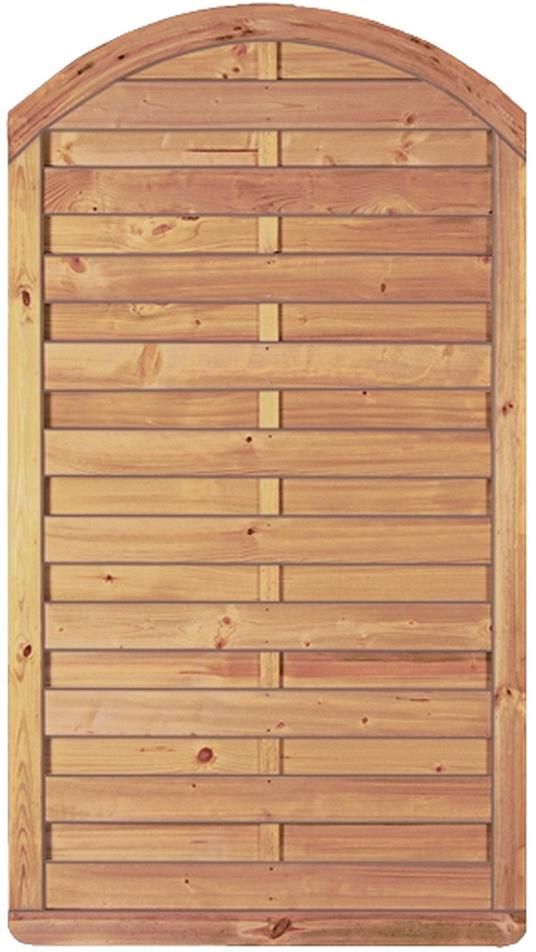 Avantgarde-Serie Bogen 100 x 180/160cm, kdi-grünRahmen 45/68 mm, Lamellen glatt,geschr.