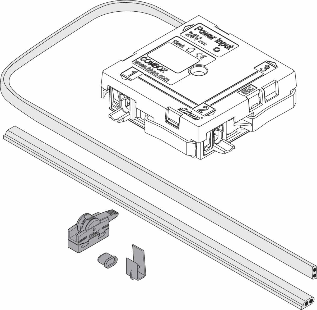 SERVO-DRIVE Combox inkl. 2m Kabel