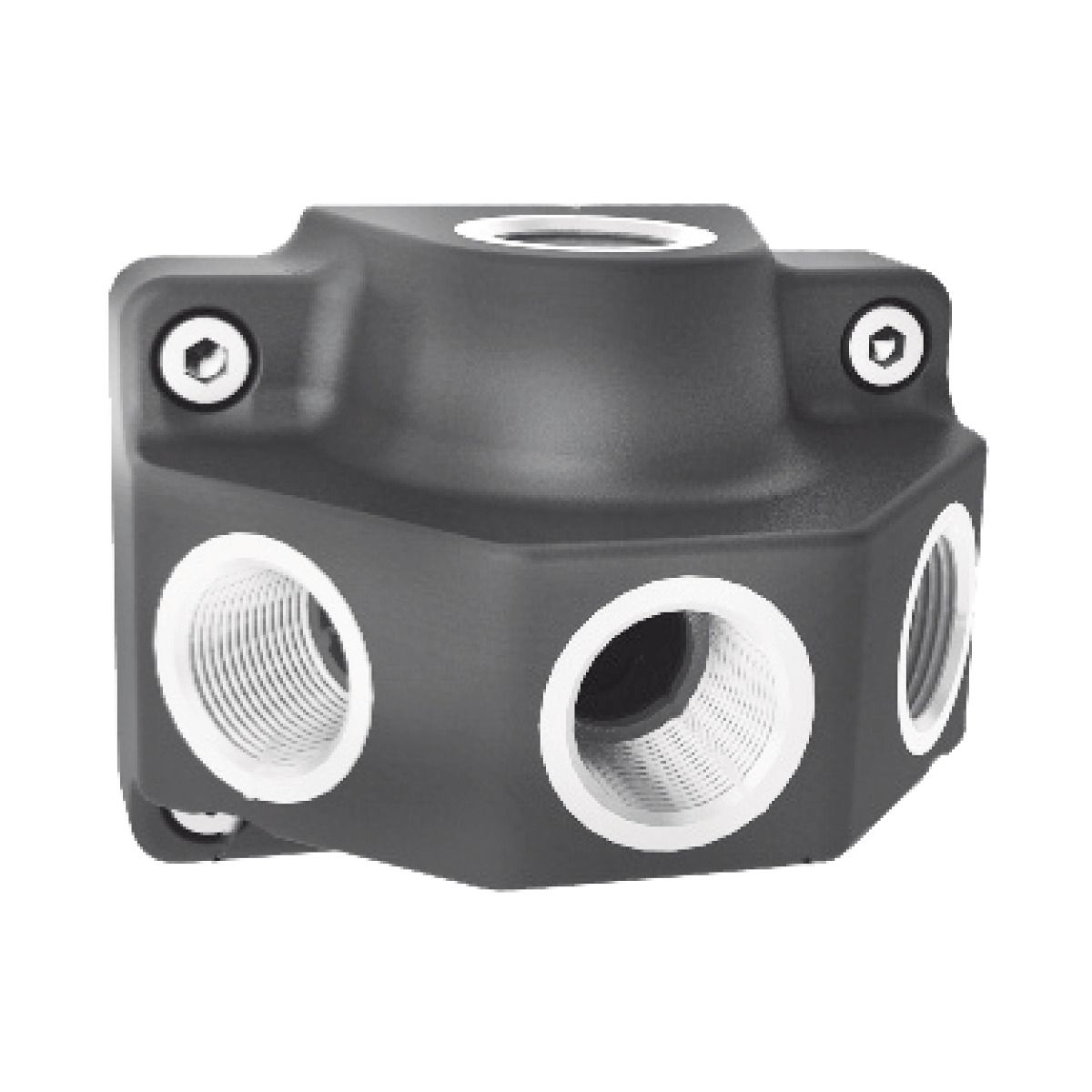 Luftverteilerdose Aircraft PA 1/2" + 3 x  1/2"