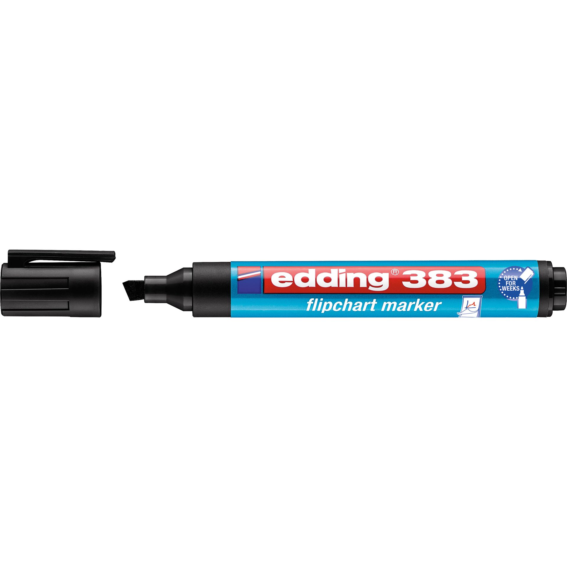 Flipchartmarker 383 1-5mm Keilspitze schwarz