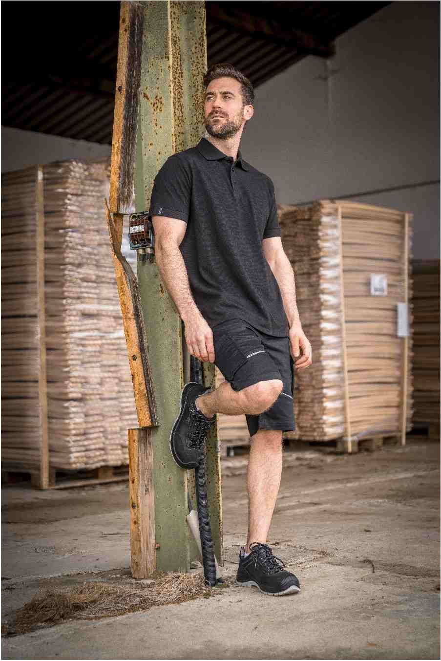 LWU05 · Andi, Polo-Shirt Classic Line schwarz, 4XL Leibwächter