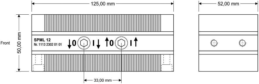 Magnetspannblock Paar 125x50x52mm FLAIG