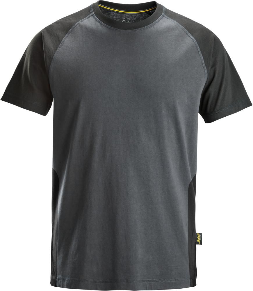 2-Farben T-Shirt 3XL, stahlgr-schw Snickers Snickers