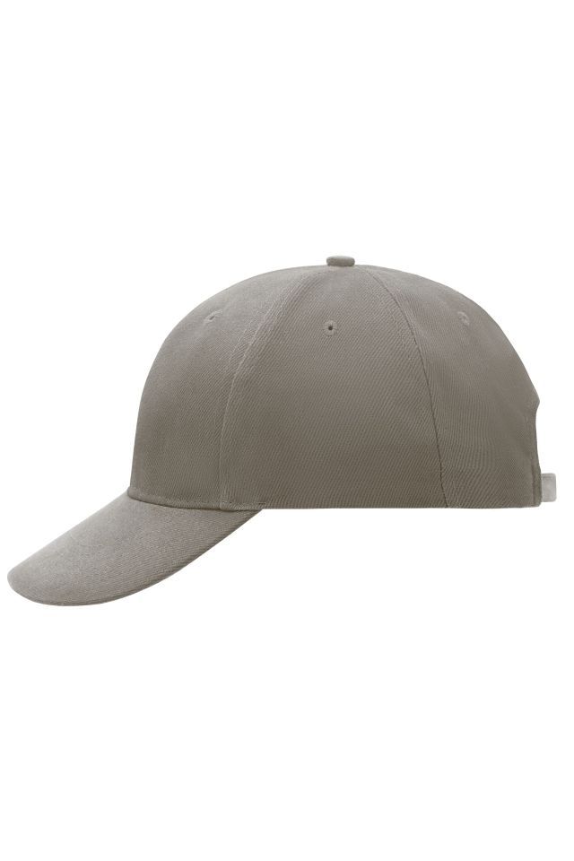 6 Panel Cap Laminated Klassisches Cap mit laminierten Frontpanels braun, Gr. one size