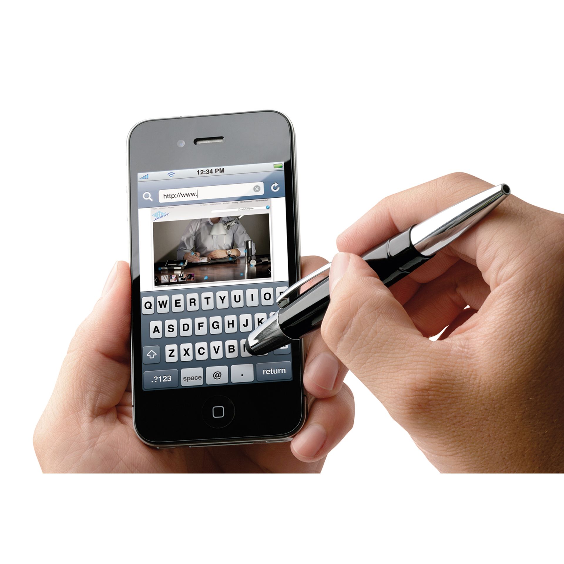 Multifunktionsstift Touch Pen Pioneer 2-in-1 schwarz