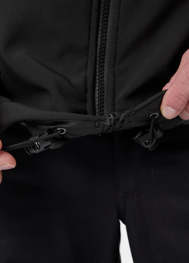 Softshelljacke Oxford, black, Gr.2XL