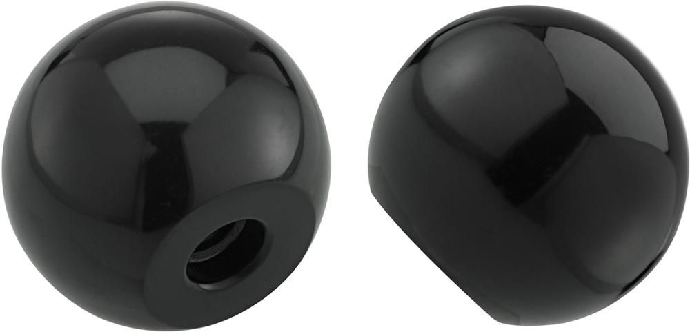 Kugelknopf DIN319 Duroplast, Form C, 25mm, M 6, Inhalt: 10 Stück FORTIS