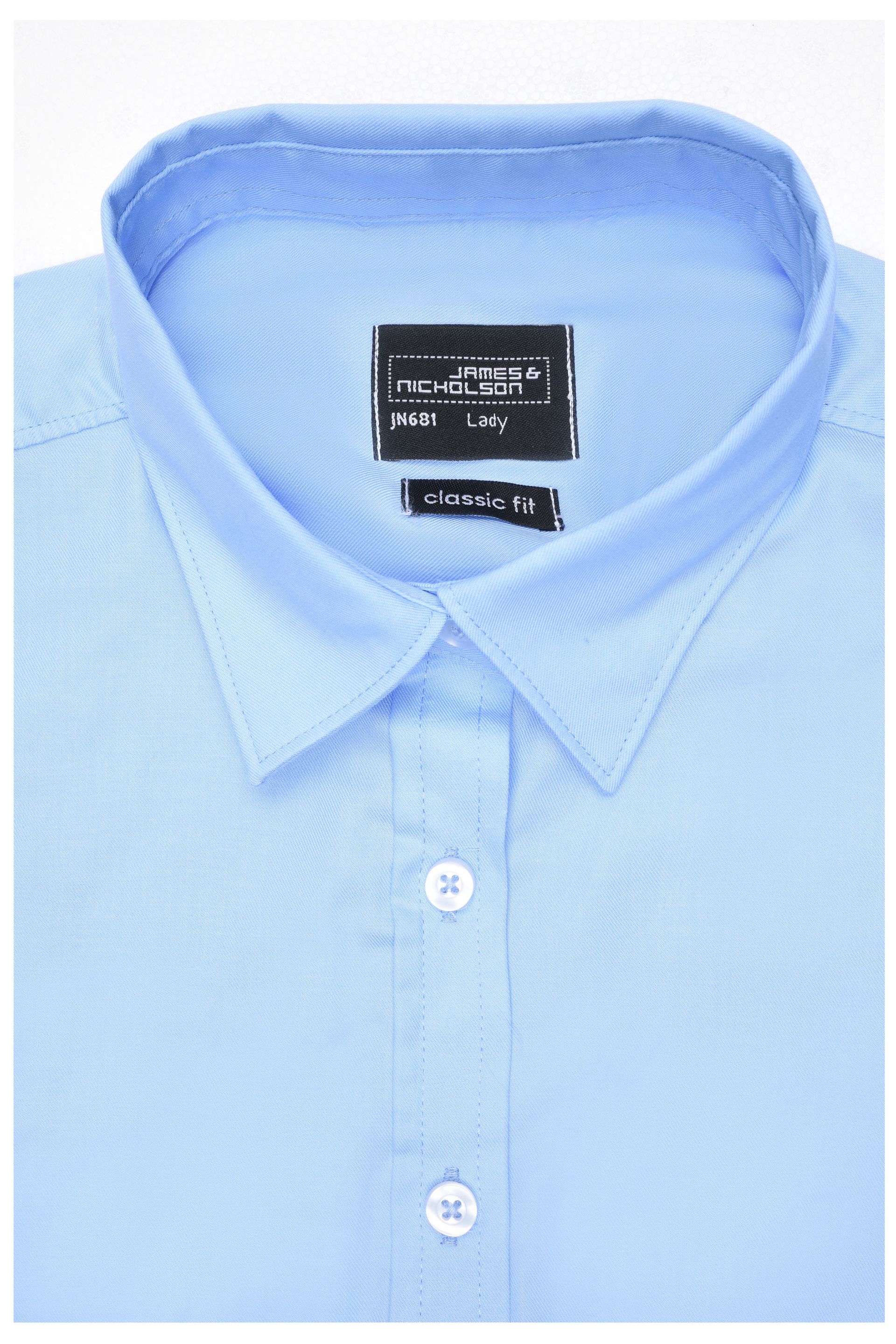 James & Nicholson JN681 Damen-Hemd, Schwarz, Gr. M