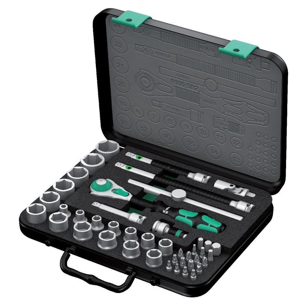 WERA Steckschlüsselsatz, 3/8"