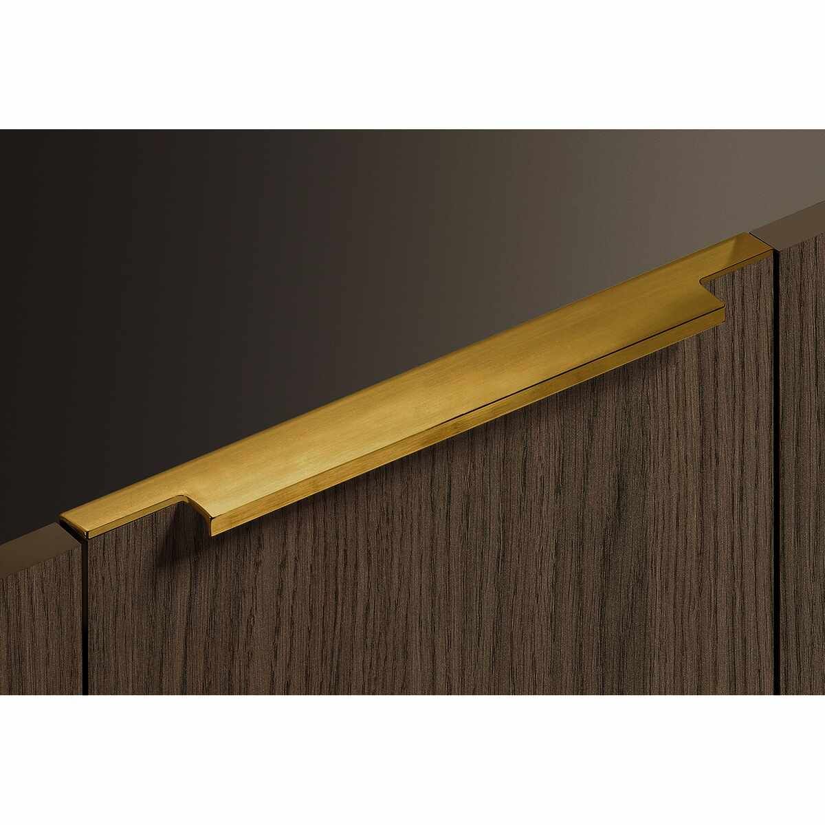 Griffleiste Lamezia, L 1195 mm, B 39 mm, Gold Opti