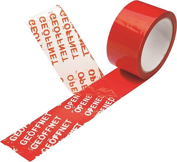 Sicherheitsklebeband rot, 50mm x 50m