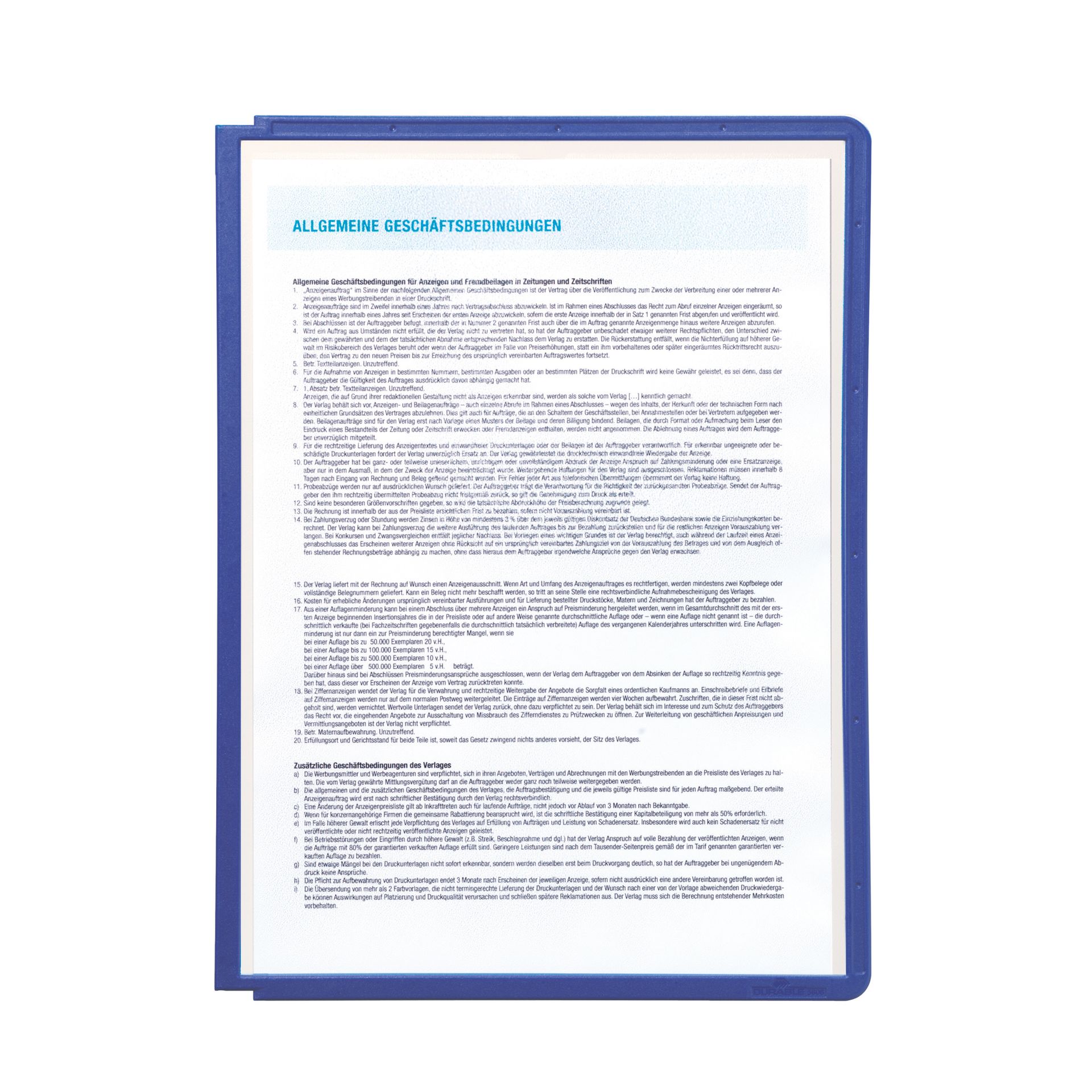 Sichttafel SHERPA Panel DIN A4 PP blauviolett