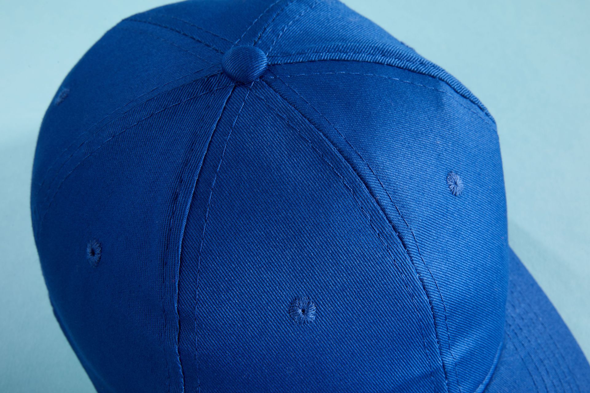 6 Panel Cap mit ungebürsteter Oberfläche
