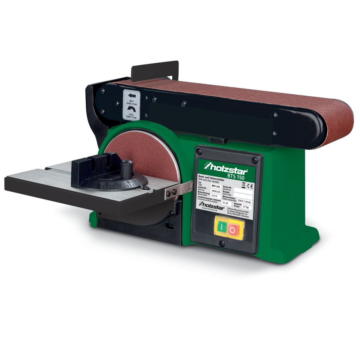 Band- und Tellerschleifmaschine Holzstar BTS 150