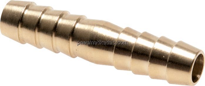 Schlauchverbindungsrohr 5mm, Messing, Eco-Line