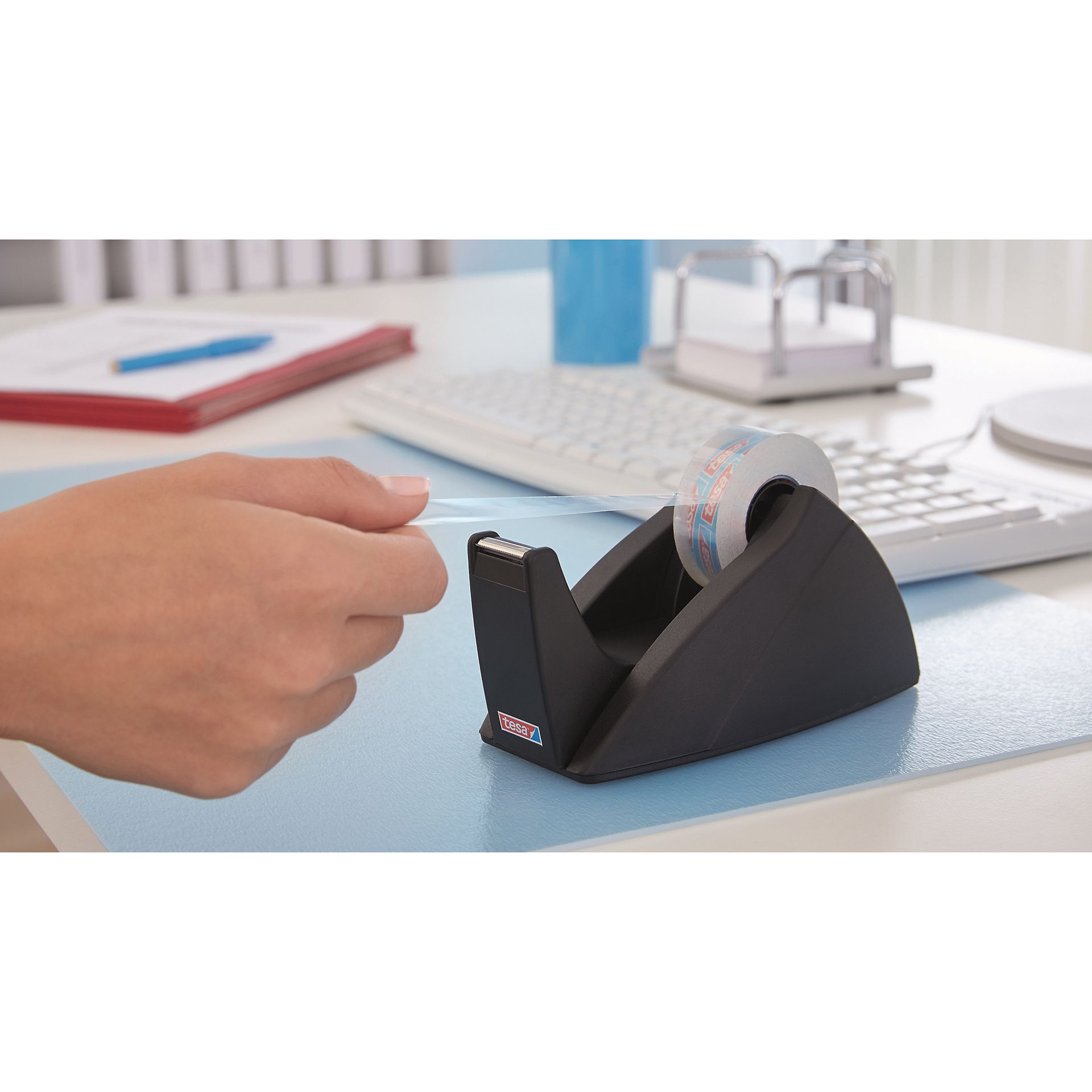 Tischabroller Easy Cut 33mx19mm schwarz