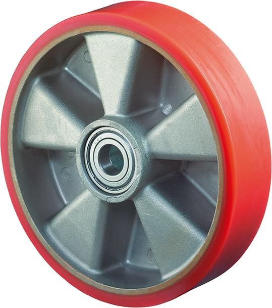 Rad 125/50mm B90.126 Polyure Guss,Radk.Alu,KL Tragkraft 450 Kg BS ROLLEN