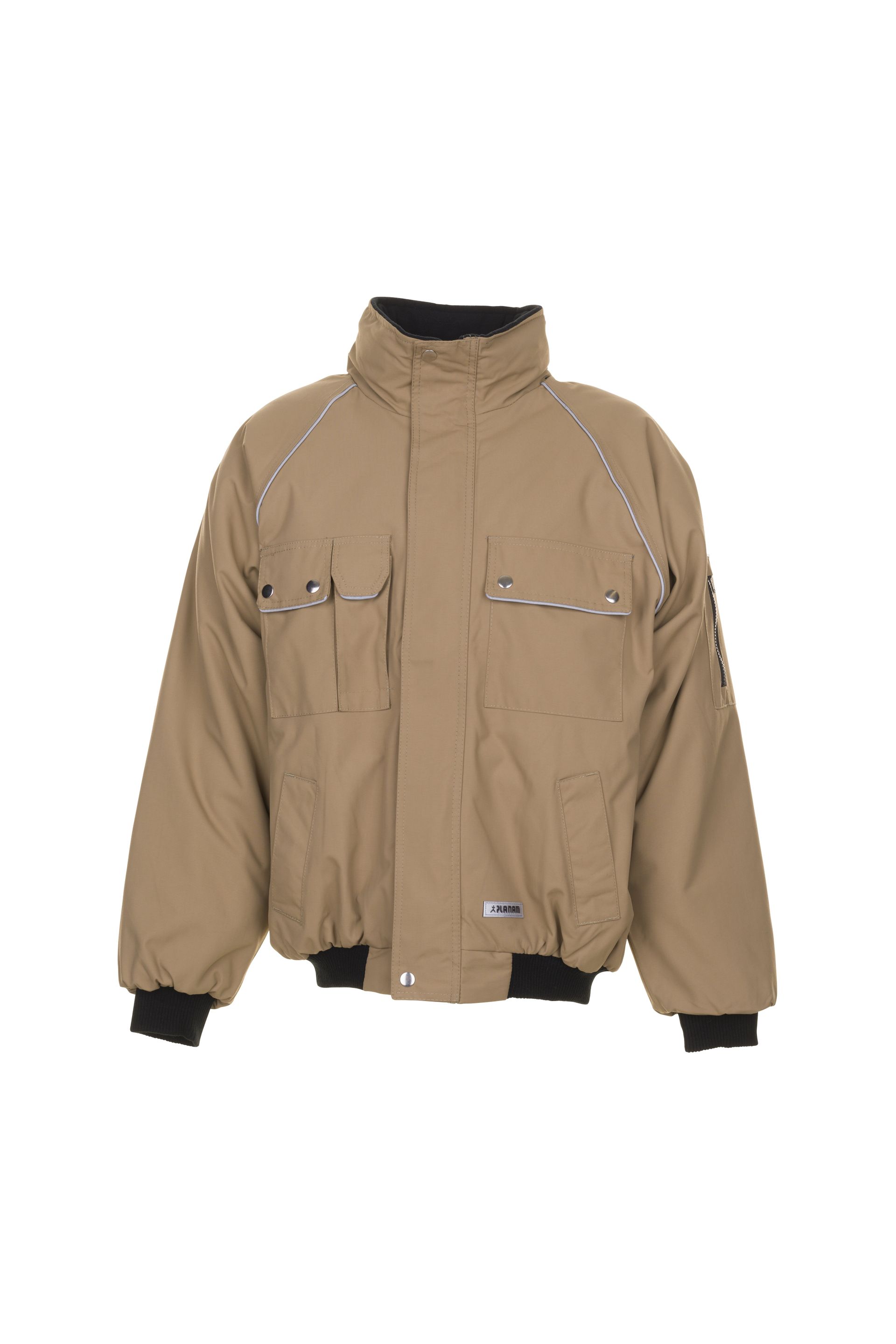 Planam Winterblouson Canvas 320, Outdoor khaki/schwarz Gr. S