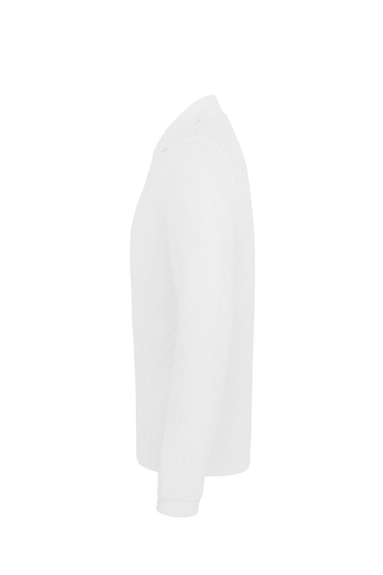 HAKRO Longsleeve-Poloshirt MIKRALINAR® HACCP weiß, XS