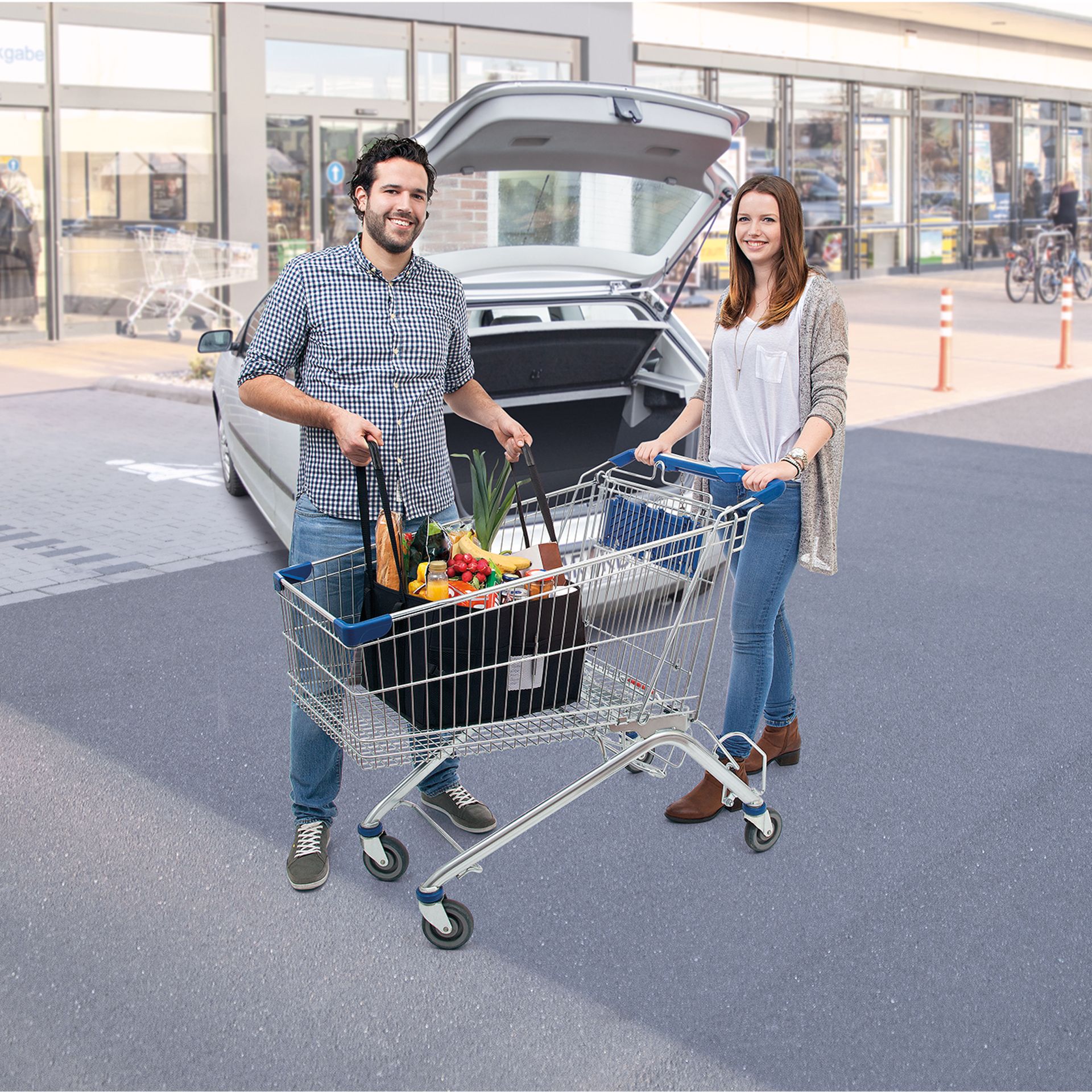 Einkaufstasche BigBox Shopper L 45x35x30cm schwarz