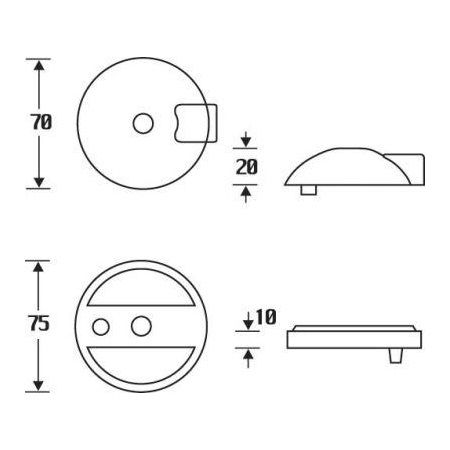 FSB Türpuffer Ø 70mm 3884