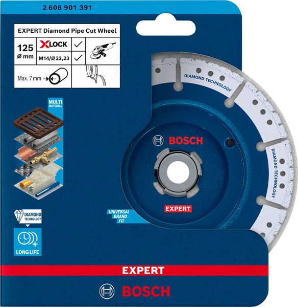 BOSCH Diamanttrennscheibe, X-LOCK