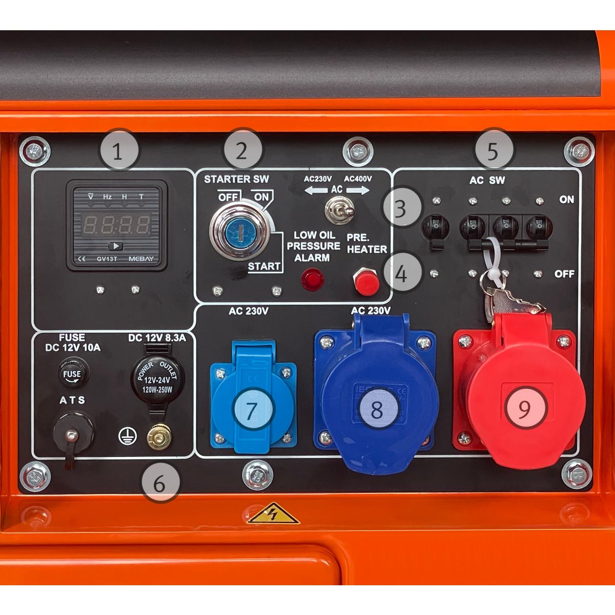 Synchron-Stromerzeuger Unicraft PG-D 80 TEA-S HC