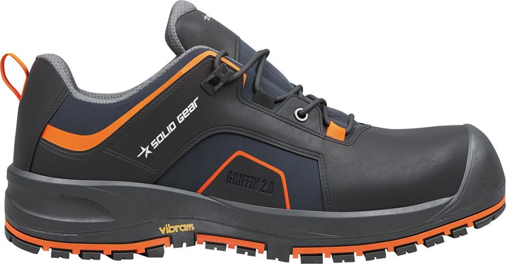 Halbschuh SG Griffin2, S3Schwarz / orange Größe: 36 SOLID GEAR