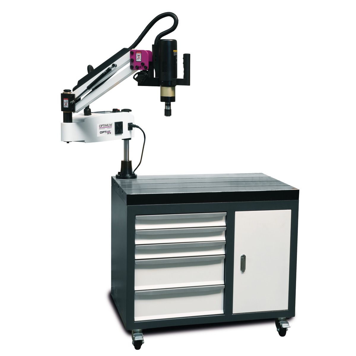 Servoelektrische Gewindeschneidmaschine Optimum OPTIdrill DG 16
