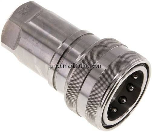 Hydraulikkupplung ISO 7241-1B, Muffe, G 1"(IG),Edelstahl