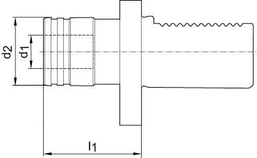 Gewindeschnellwechsel- Futter M3-12 VDI30 FORTIS