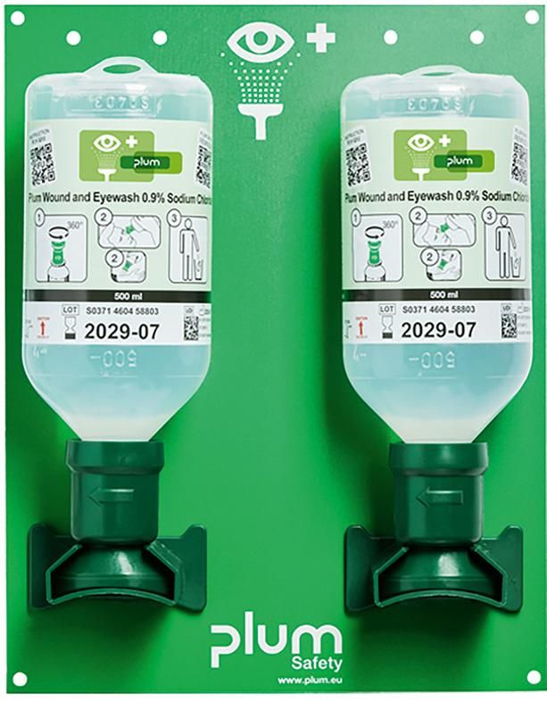 Augenspülstation inkl. 2 Fl. 500ml
