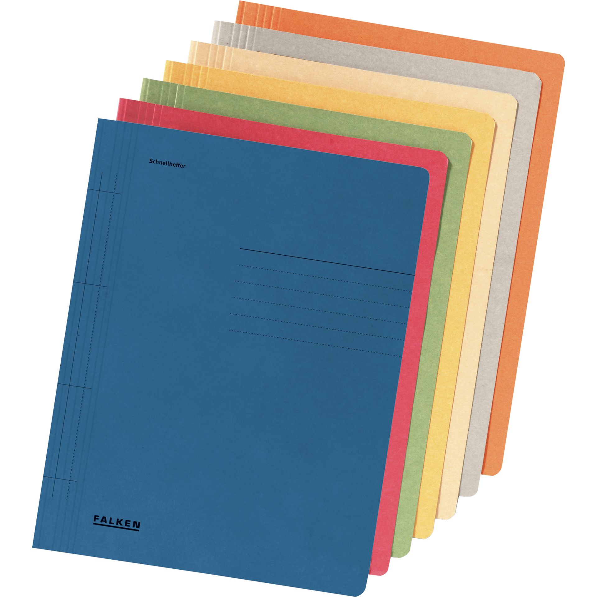 Schnellhefter A4 250g/m² Manila-RC-Karton orange