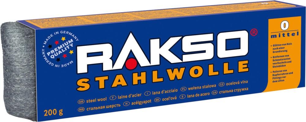 Rakso Stahlwolle fein, 200 g