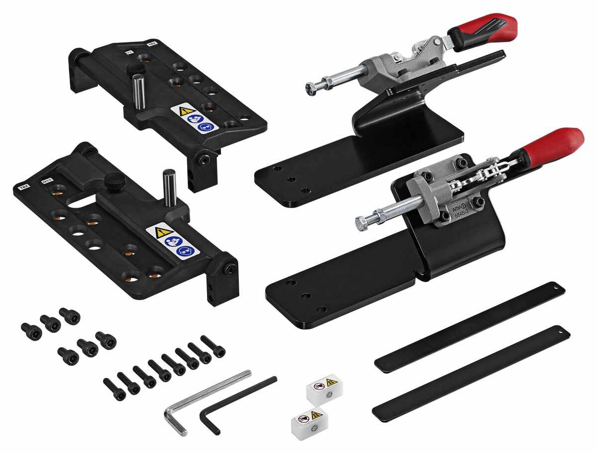 BOXFIX plus,Schwenkplatte und Spannhebel f. Nagler