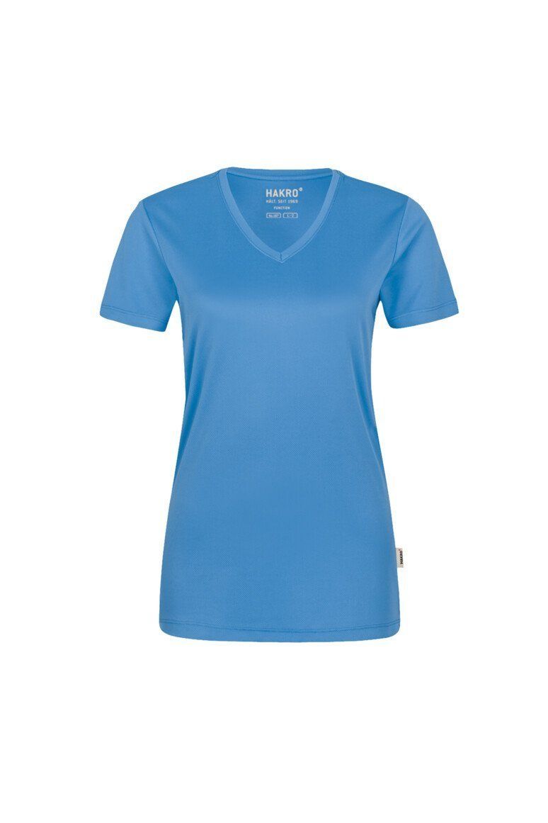 HAKRO Damen V-Shirt COOLMAX® 187