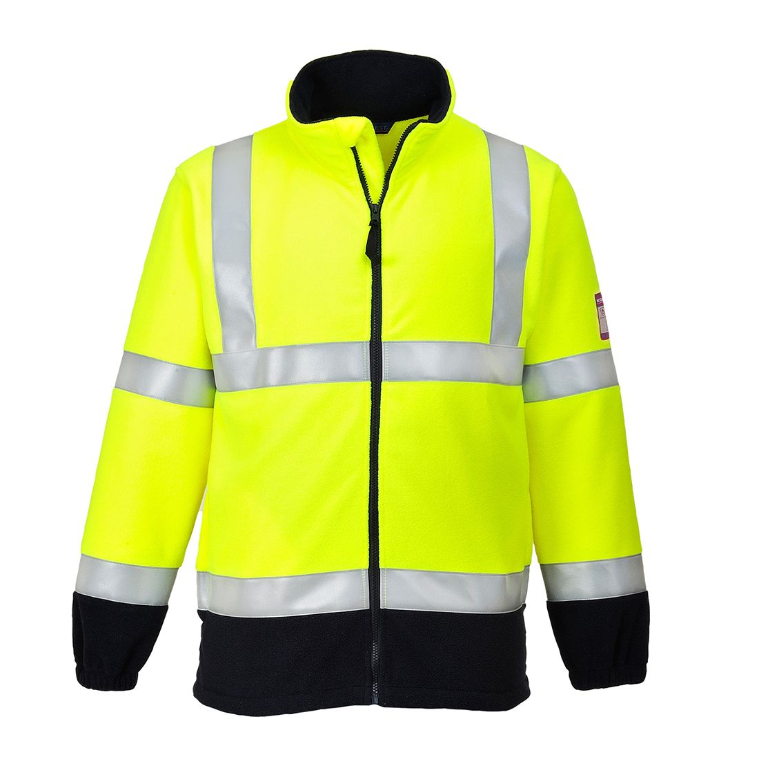 Portwest Modaflame Warnschutz-Fleecejacke, Gelb, Gr. 3XL