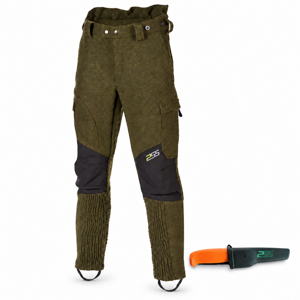 PSS X-treme Stiefelhose Loden inkl. Jagd- und Outdoormesser