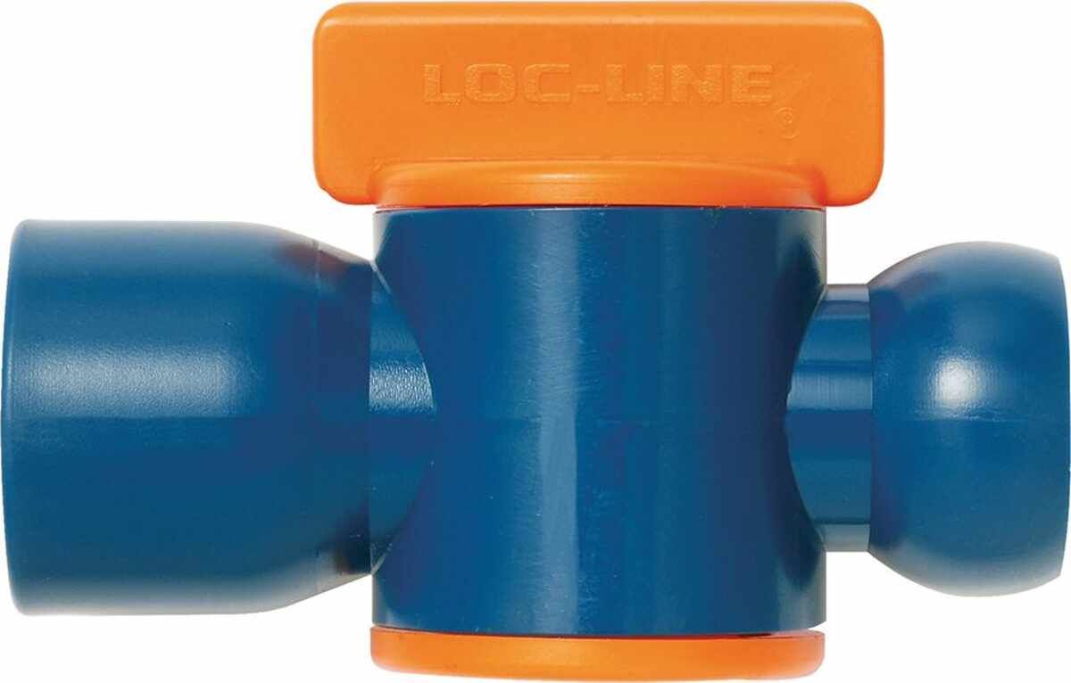 Abstellhahn 2-teilig für Kühlmittelschlauch 1/2"" NPT-Innengewinde LOC-LINE