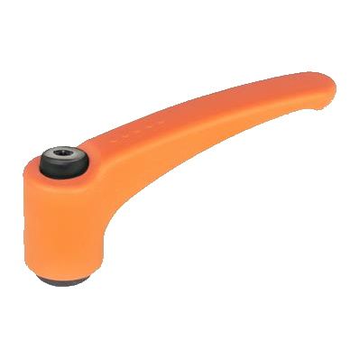 GANTER ELESA-Klemmhebel, orange