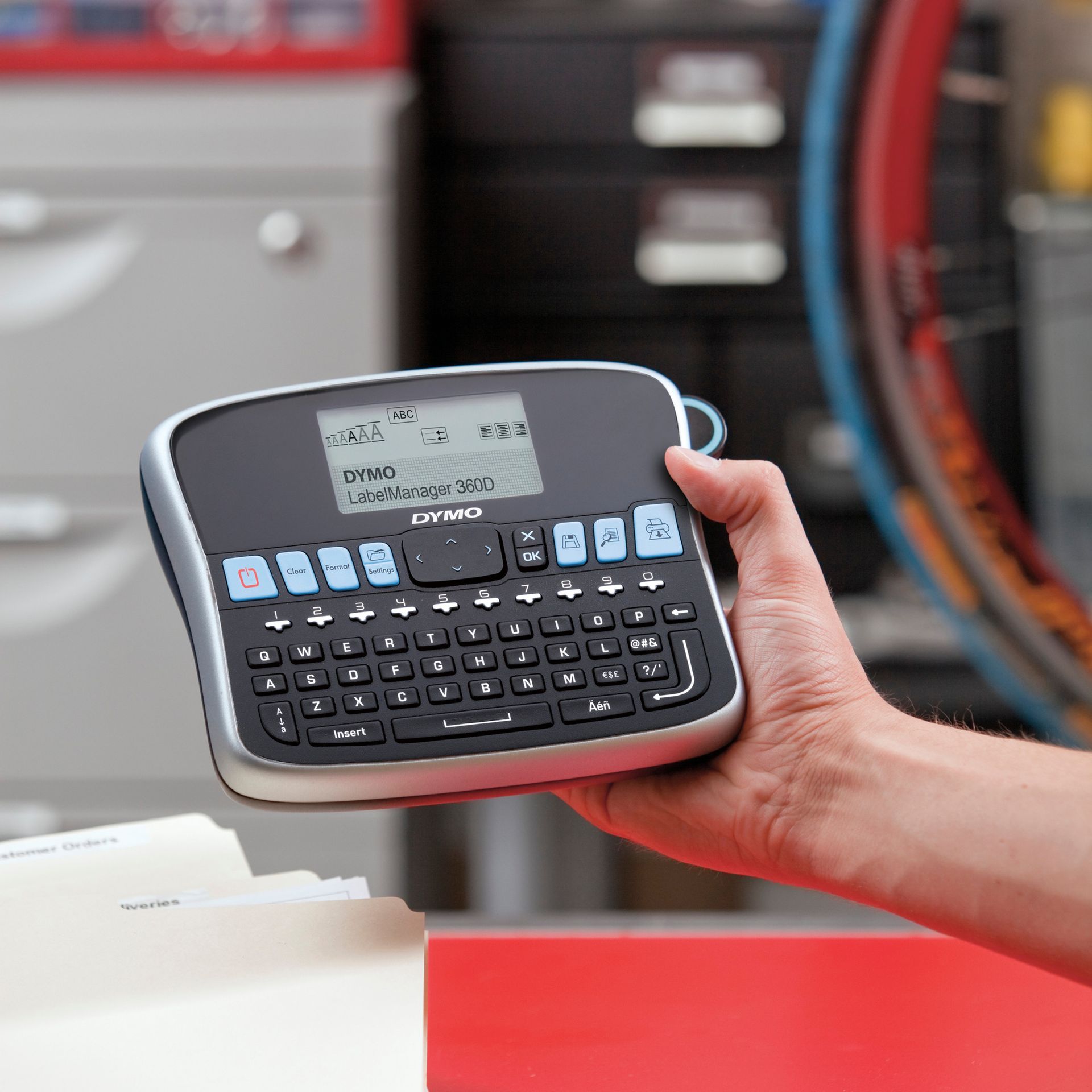 Beschriftungsgerät LabelManager 360D sw/si