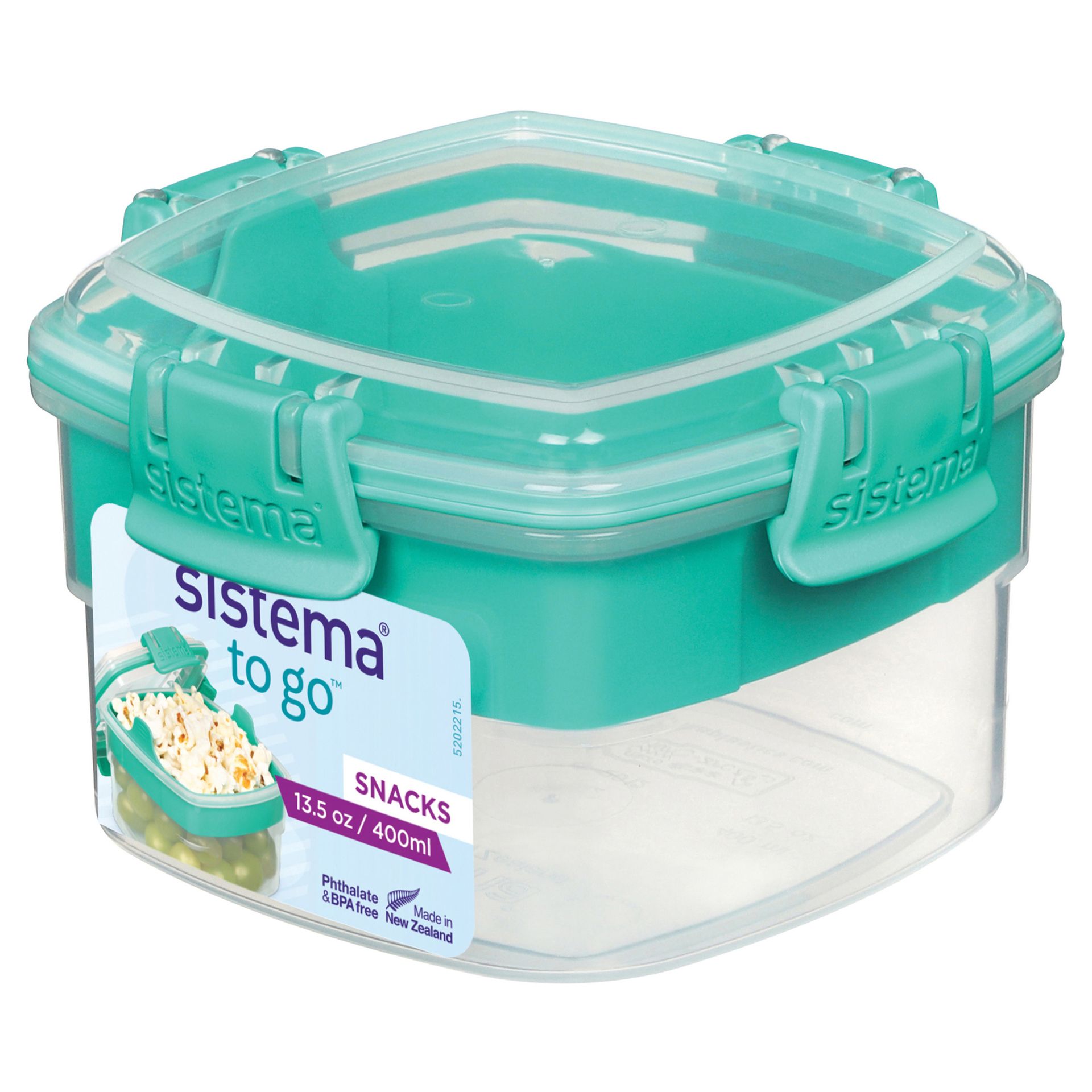 Frischhaltebox Snacks TO GO 400ml sort