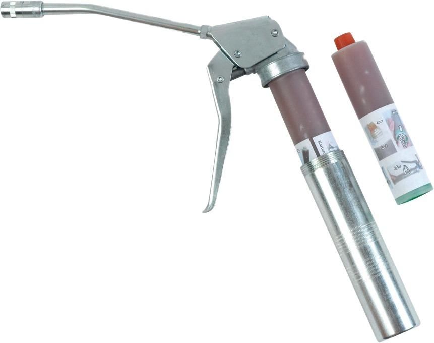 Einhandfettpresse PEP 200/D für 100g Fette inkl. 2 Fettkartusche mit Düsenrohr
