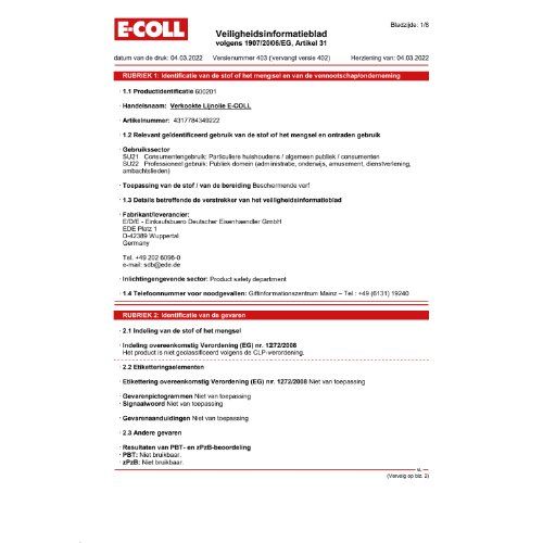 Leinölfirnis 1L Dose E-COLL