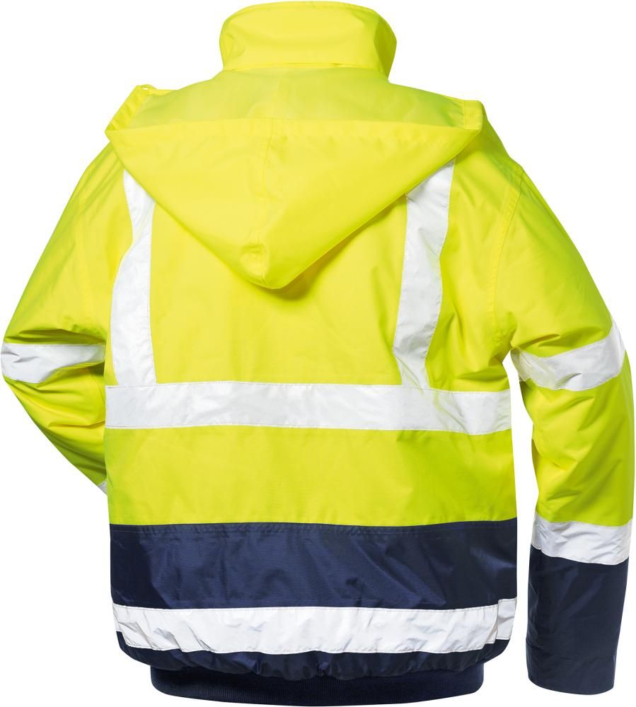 Warnpilotenjacke Axel,Gr.3XL,gelb/blau