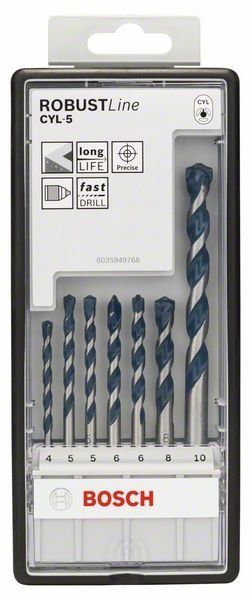 Bosch 7-tlg. CYL-5 Betonbohrer-Set