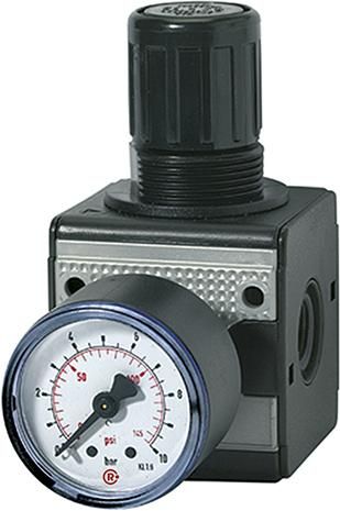 Druckregler multifix mit Manometer BG1 0,5-10bar G1/4" RIEGLER