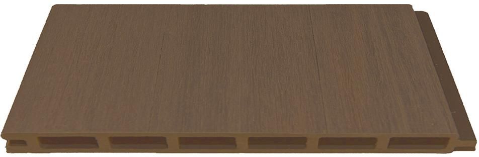 ELSKOP-Serie Zaunlamelle 20x140x1790mmTEAK co-extrudiert WPC-Steckzaunsystem