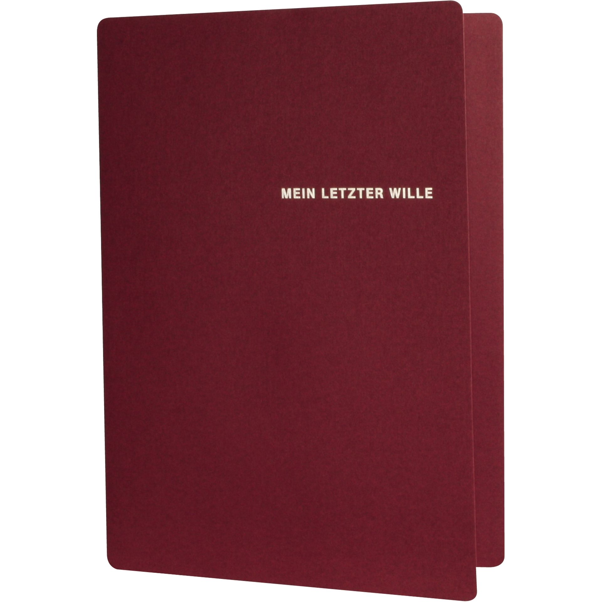 Mappe Mein letzter Wille A4